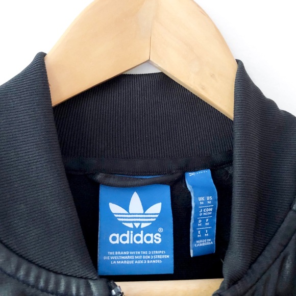 Adidas Shiny Black Track Jacket - Picture 6 of 6